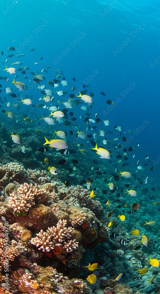 Obraz premium Coral Kingdom's Azure Dance