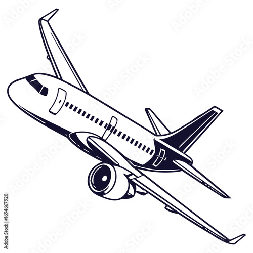 Cargo Plane vector illustrator design