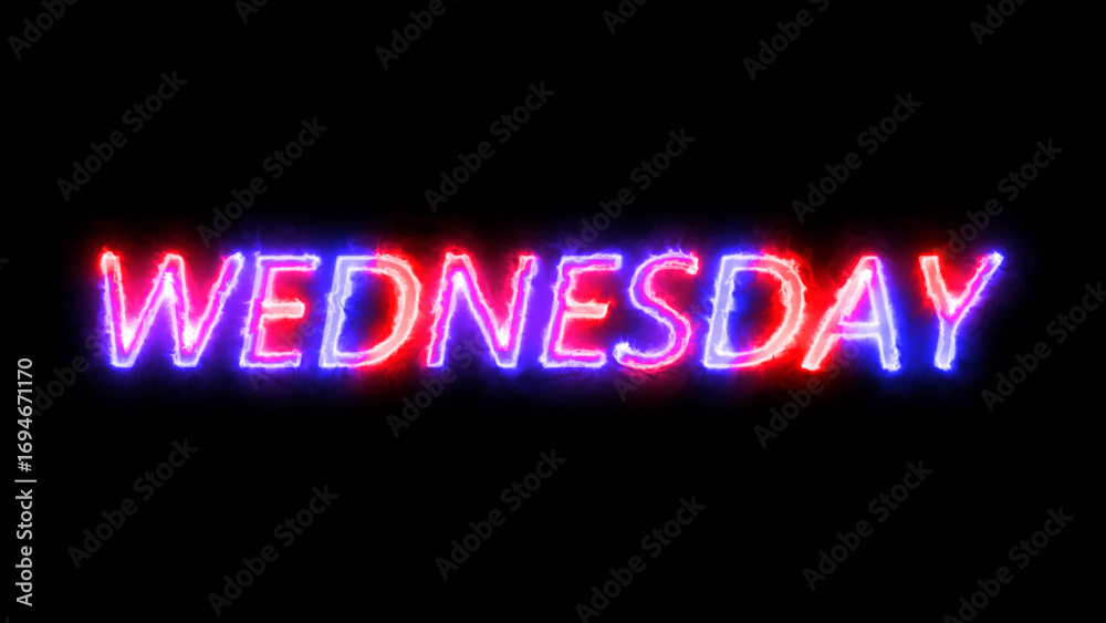 Obraz premium WEDNESDAY - Can be used for online banner ads and direct mailers..