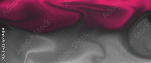 Flowing magenta and gray silk fabric, elegant drapery, soft focus, abstract textile background.