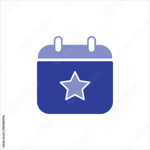 event icons. simple colored vector