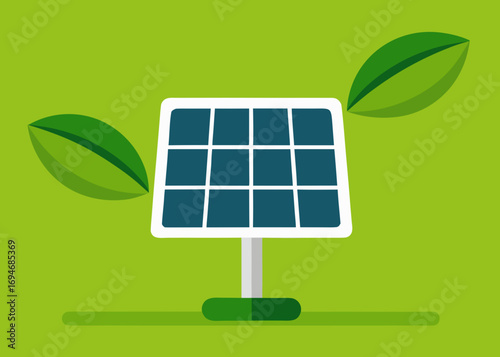 Solar Energy Eco Background