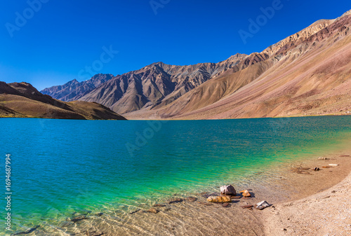Chandratal or  Lake of the moon is a high altitude lake located at 4300m in Himalayas of Spiti Valley, Himachal Pradesh, India. The name of Lake originated due to its crescent moon like shape.
