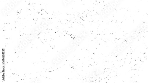 Old film style grunge texture background abstract black and white dust particles. Grunge cracked texture overlay distressed retro paper abstract vector illustration. 
