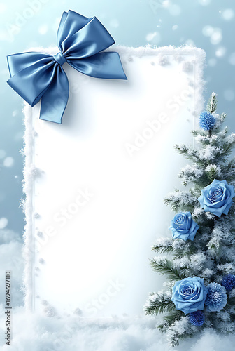 blue christmas background