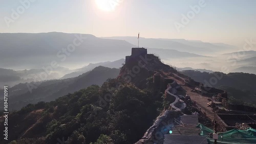 Pratapgad fort, UNESCO World heritage site, Part of, Maratha Military Landscapes of India.