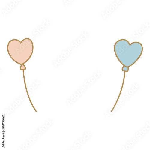 heart shaped balloons