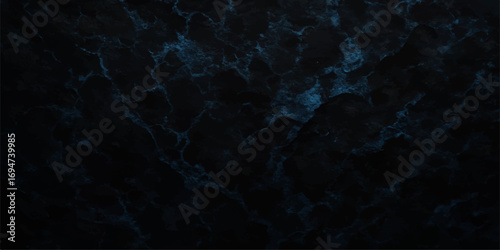 Water energy and liquid electricity flowing through a dark space with a storm cloud lightning illustration and a blue motion pattern