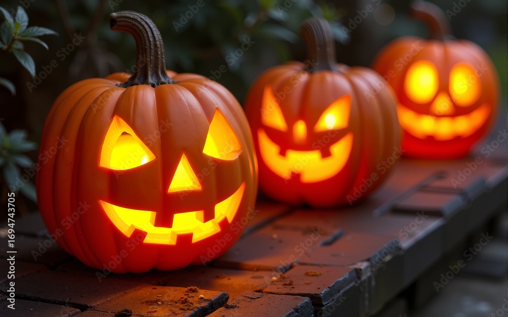 Obraz premium Halloween Pumpkins. High quality