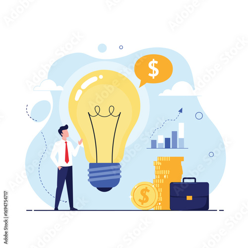 Startup idea generation and funding growth strategy for business development