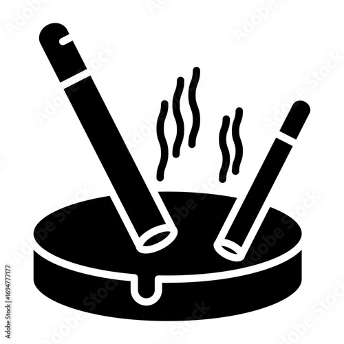 Ashtray Vector Icon