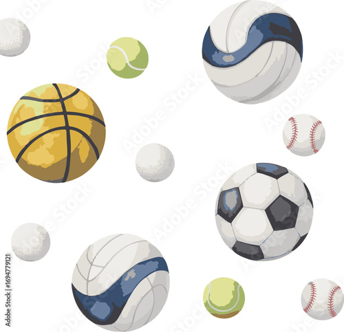 sport balls set