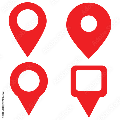 location icon. Map pin icon