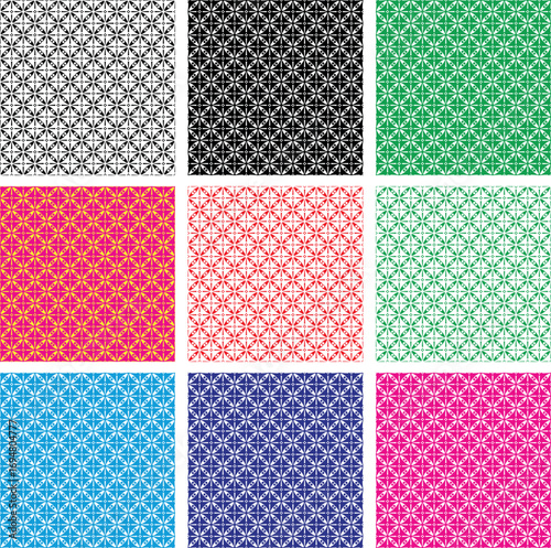 geometry flower of life seamless pattern background
