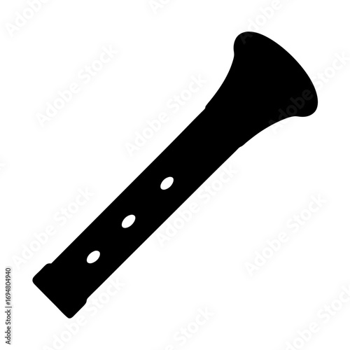 Download this high quality clarinet vector illustration for musical instrument projects and designs