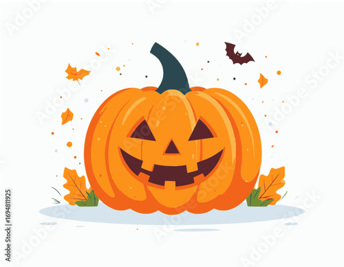 halloween pumpkin vector illustration