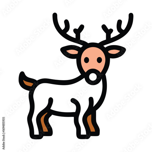 reindeer with red nose