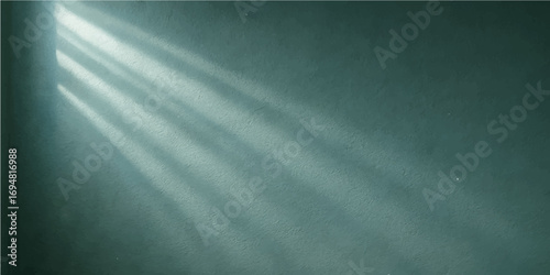 An abstract design of light blue and green stripes against a light background with smooth texture and misty motion