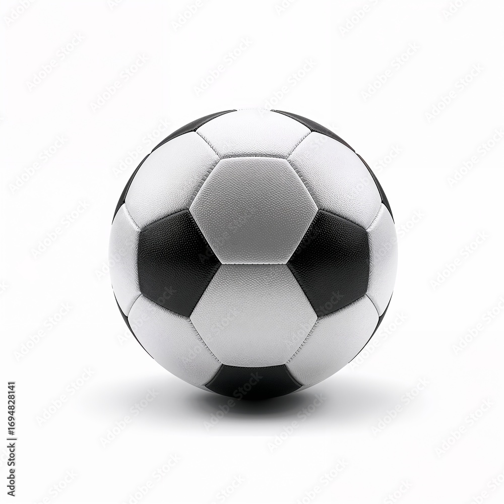 Fototapeta premium Soccer ball isolated on white background