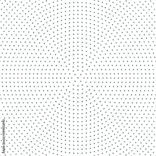 Black halftone design on white background
1