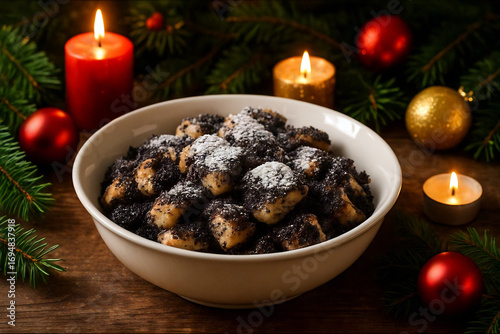 Traditional Hungarian Poppy Seed Bread Pudding