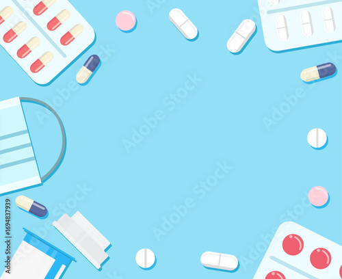 set of medical pills. Medicine healthcare vitamins and antibiotics capsule, pharmaceutical painkiller drugs isolated icons set. Antibiotic medical pharmaceutical, white pharmacy illustration