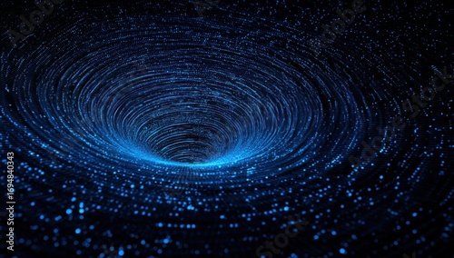 Abstract swirling vortex in deep space (3)