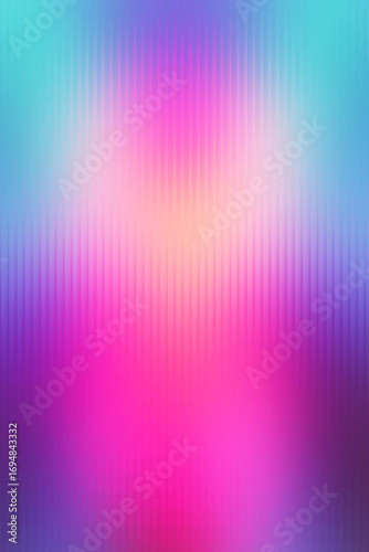 Gradient glass strip illustration of vibrant abstract background with vertical lines and a soft gradient of pink, purple, and blue hues, creating a dreamy and ethereal effect background