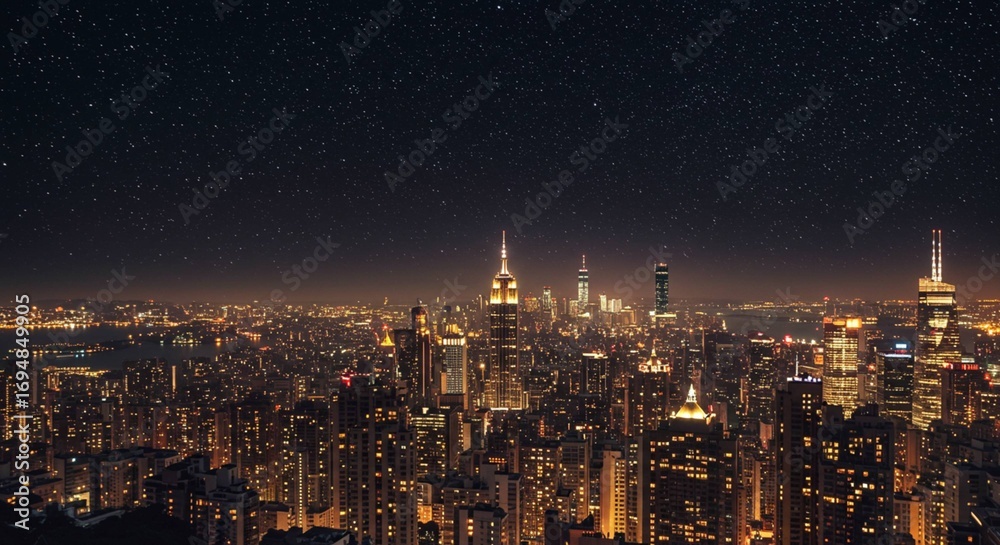 Fototapeta premium city in night