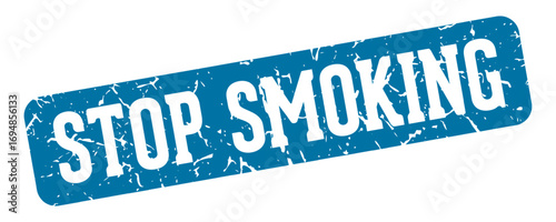 stop smoking rectangular sign. stop smoking stamp
