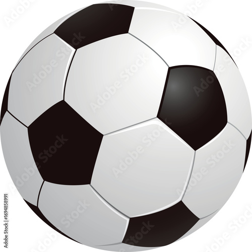 soccer ball, Football isolated on white Background, leather soccer ball, Soccer ball illustration for the web, Football Vector Design templet art.