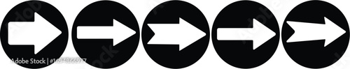 Art & IllustrationArrow icon set.Collection of black and line arrow icons for web design.Set different cursor arrow direction symbols in flat style. Pixel Perfect Vector Illustration.