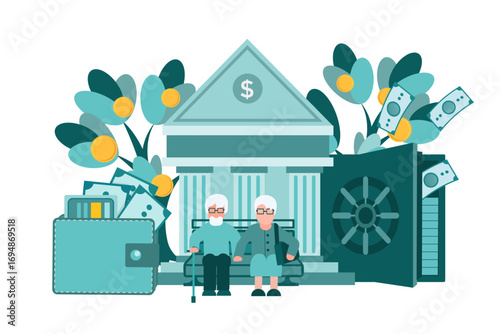 Elderly Couple's Financial Security in Retirement