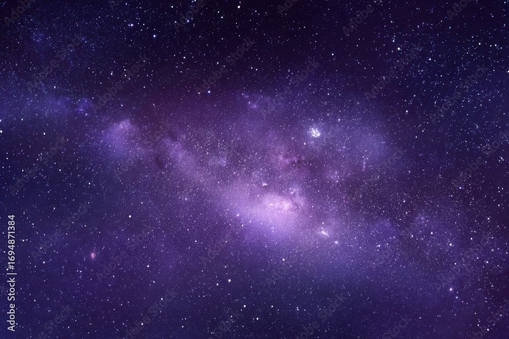 Fototapeta premium A vast expanse of space, filled with stars and nebulae