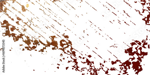 Red watercolor paint splash texture on a grunge paper background for a dirty design