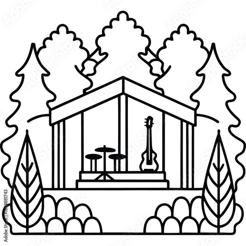 acoustic-music-forest-stage-illustration-isolated-.eps