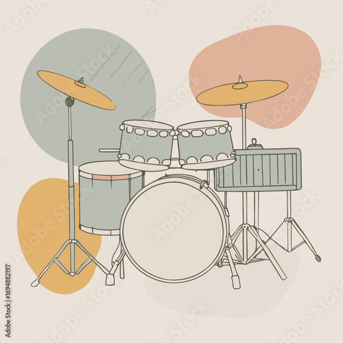 band-setup-flat-vector-isolated-on-white-backgroun.eps