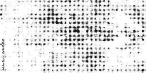Black halftone gradient dot patterns background