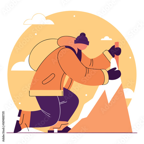 character-scaling-snowy-mountain-isolated-on-white.eps