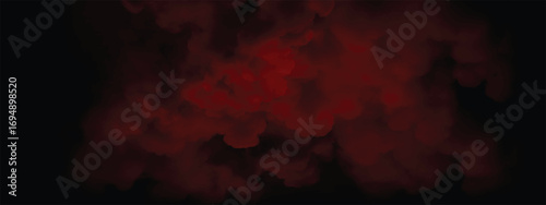 Red smoky texture background creating gothic cinematic horror atmosphere