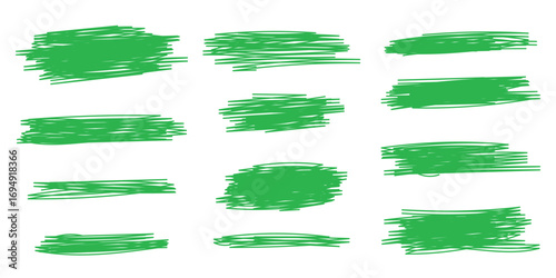 Colored straight thick brush lines. Hand drawn vector brushstroke text boxes. Set of calligraphy dry brush. Rough grunge thick gouache paint texture. Japanese, Chinese sketchy ink rectangle text boxes