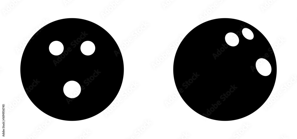 Fototapeta premium Bowling Ball icon