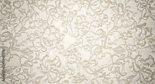 Elegant Floral Lace Fabric Texture.