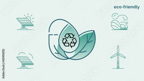 Ecofriendly energy sources like solar panels, wind turbines, and recycling are essential for a sustainable future and reducing our environmental impact