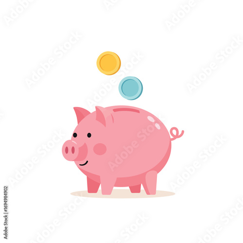 Cute Pink Piggy Bank