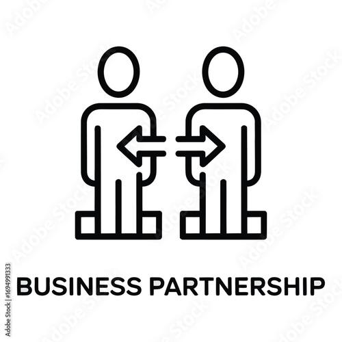 Business partnership agreement collaboration and teamwork for successful corporate ventures growth and synergy silhouette