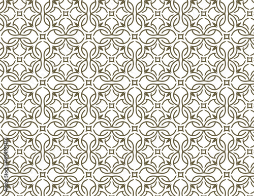 detailed vector seamless pattern featuring an ornate design, characterized by intricate motifs and a visually appealing layout.