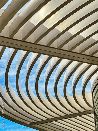 Curved Sun Shade Awning