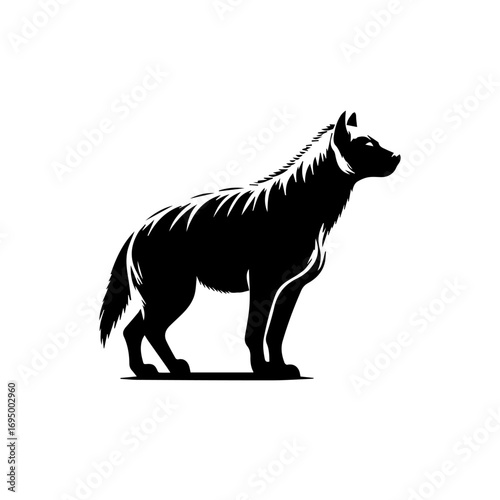 vector image of an Hyena