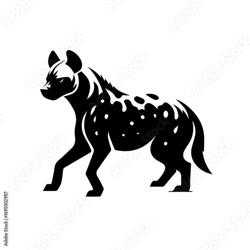 vector image of an Hyena